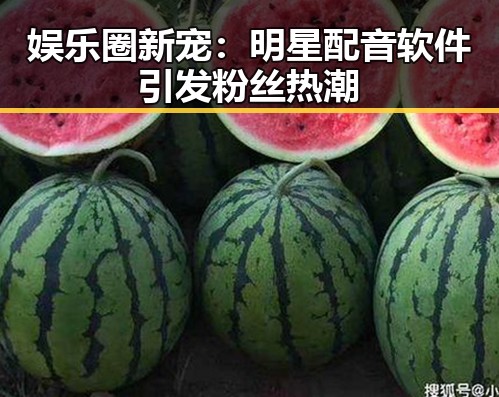 娱乐圈新宠：明星配音软件引发粉丝热潮